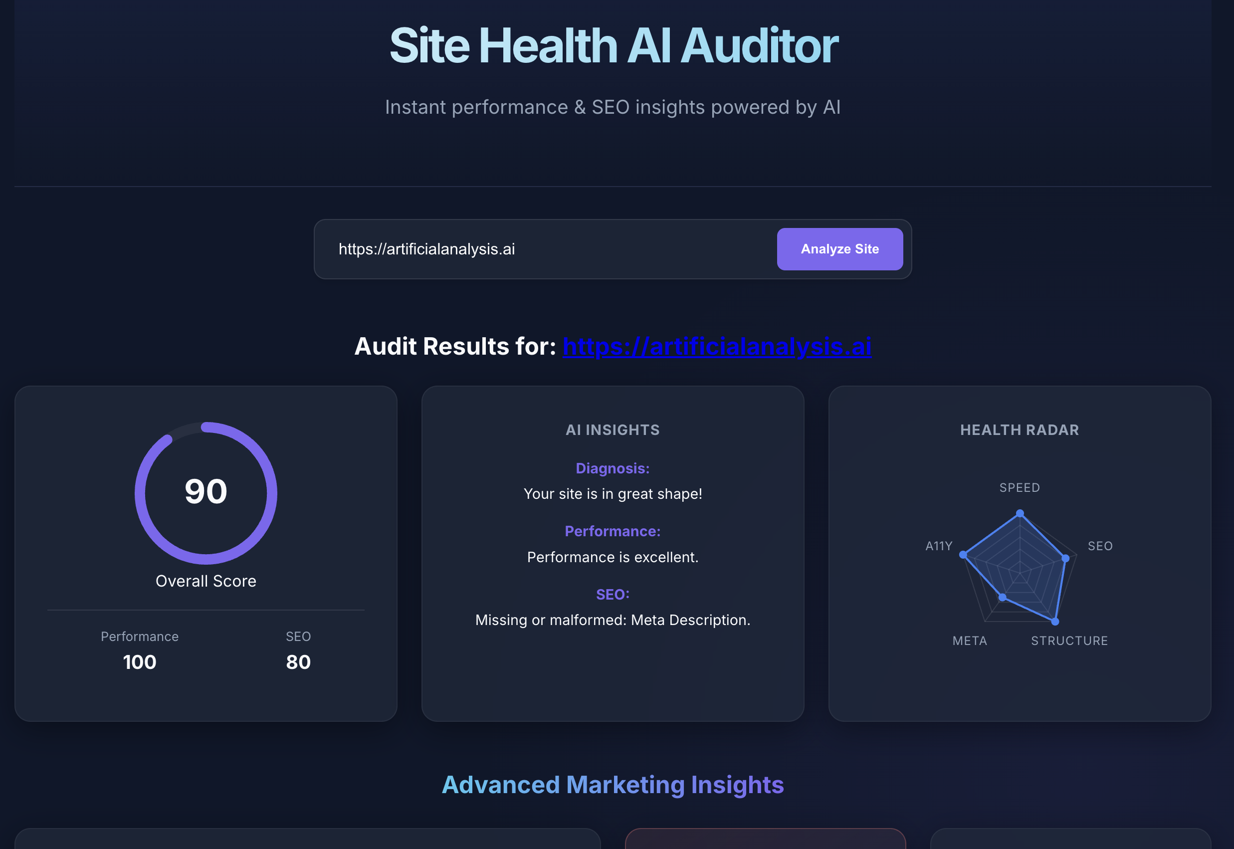 用 Antigravity 讓 AI 自己做出一個完整產品：Site Health AI Auditor（含完整教學）